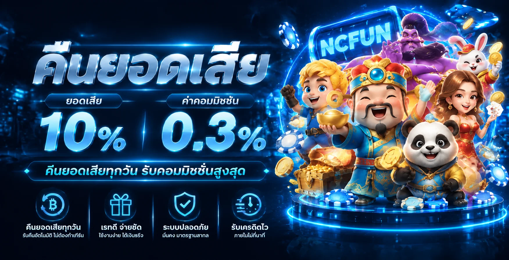 NCFUN (NC FUN) ทางเข้า สมัครสมาชิก โปรโมชั่นล่าสุด